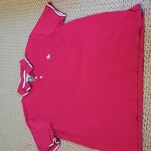 Men's polo button up t-shirt